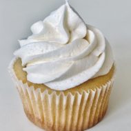 Rich Vanilla Cupcakes with Vanilla Frosting